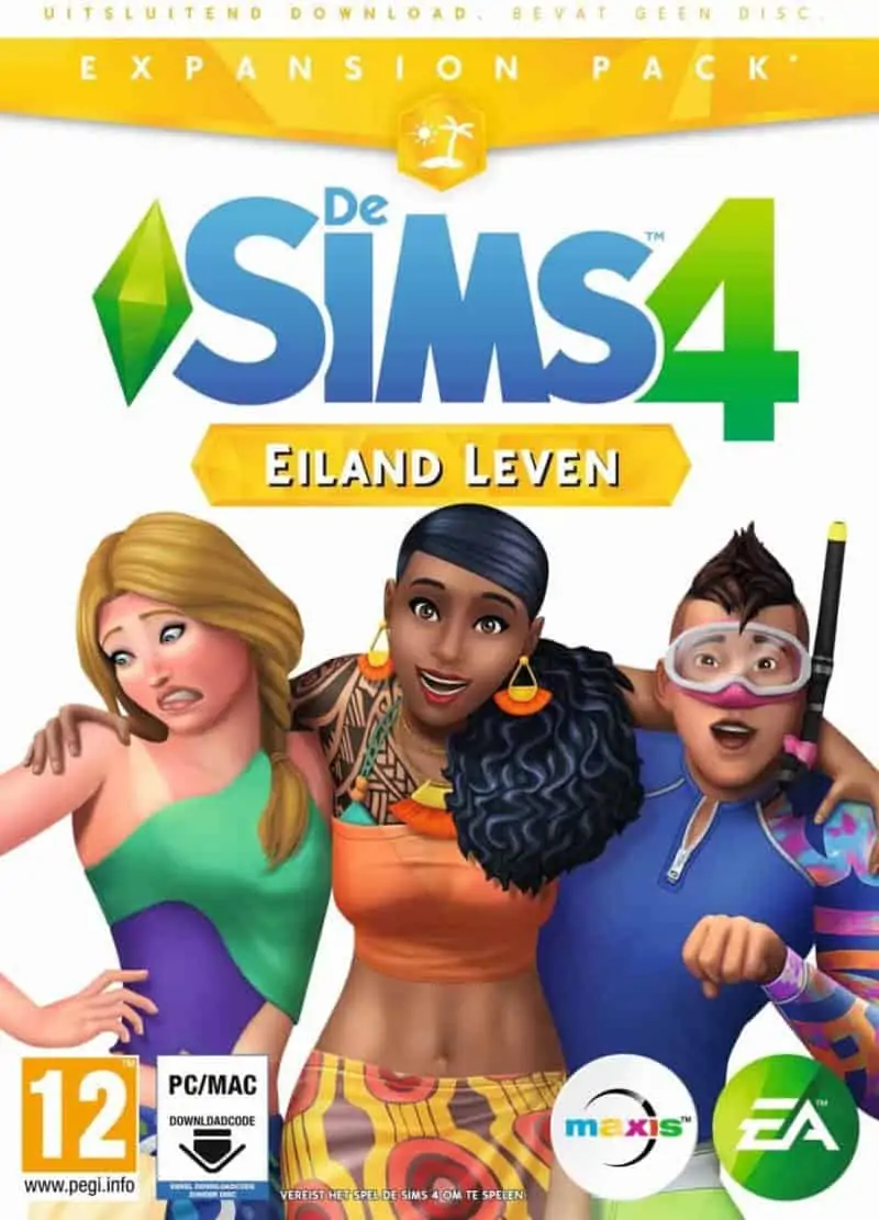 Sims 4 eiland leven - expensionpack - Windows/MAC!