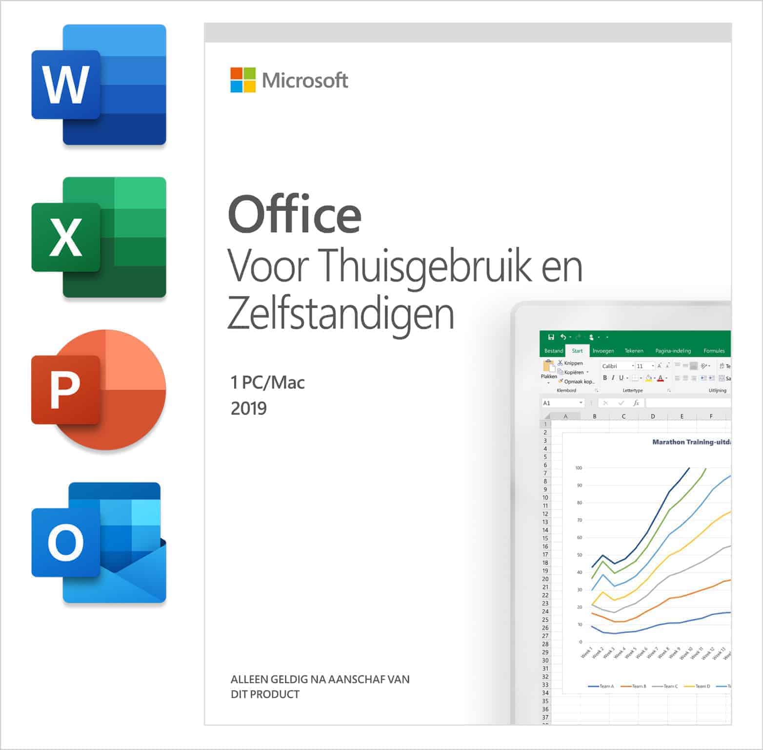 Office 2019 Thuisgebruik En Zelfstandigen Licentie Shop